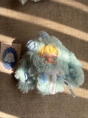 YOMI blue Plush Bunny winter bunny - Soft Blue Kids Toy